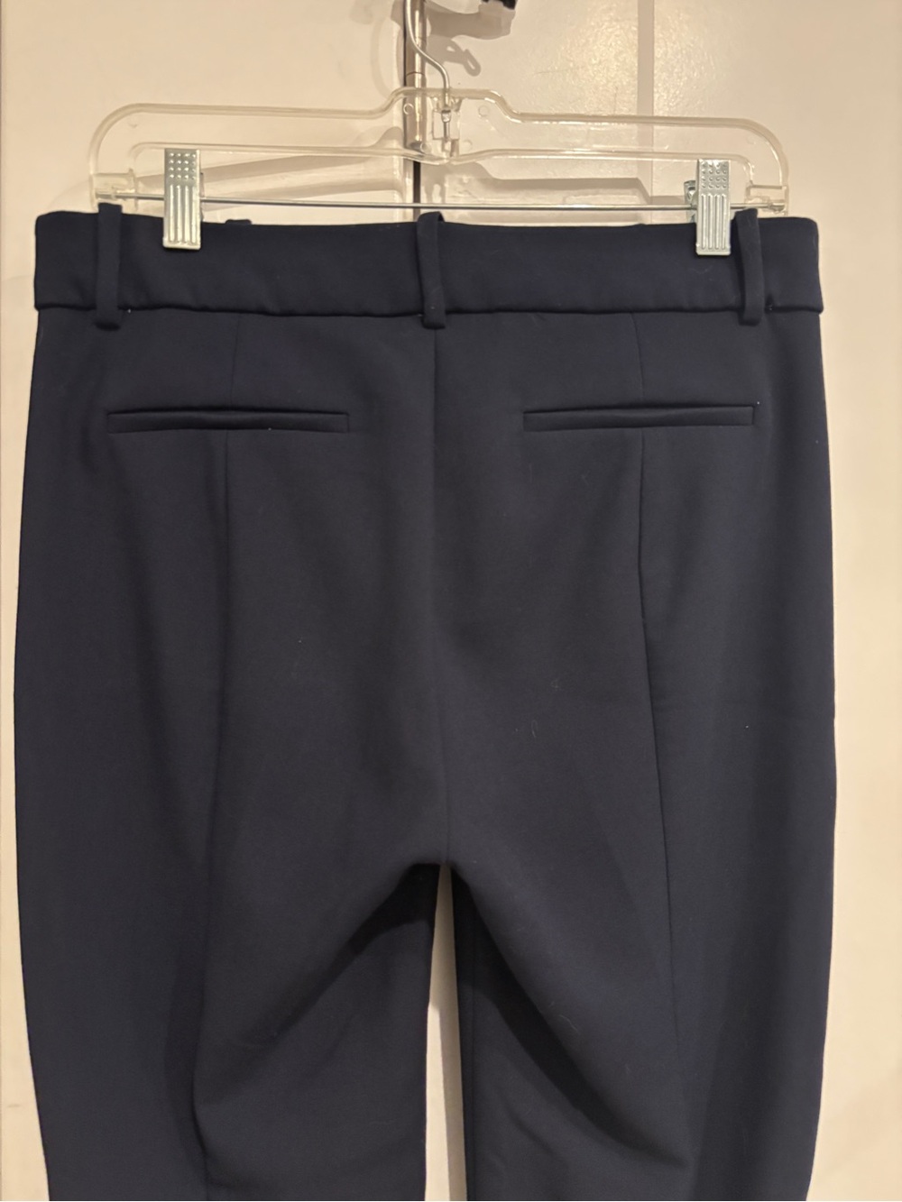 J. Crew Navy Cameron Straight-Leg Pants. Size 6Tall - Picture 4 of 8